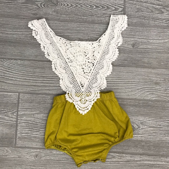 bailys blossoms Other - Baileys blossom large lace top onsie